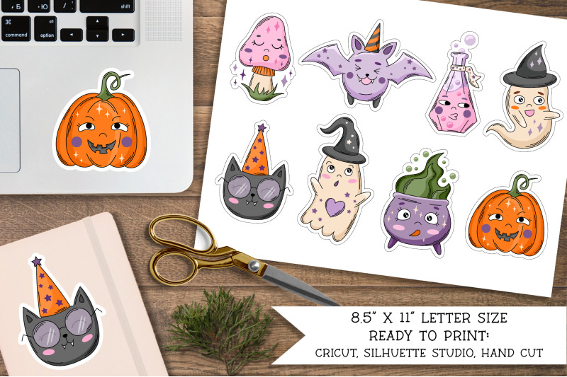 cute-halloween-characters-stickers-kawaii-sticker-bundle