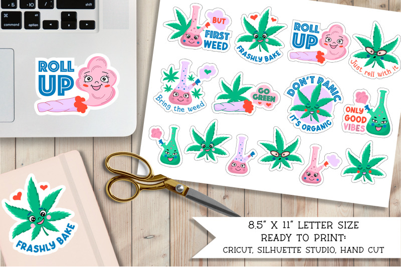 weed-sticker-bundle-cannabis-stickers-marijuana-stickers