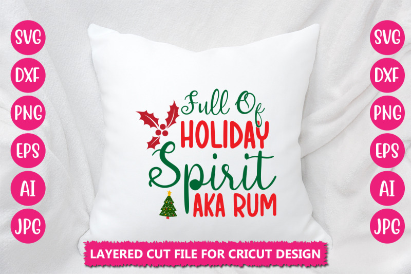 full-of-holiday-spirit-aka-rum-svg-cut-file