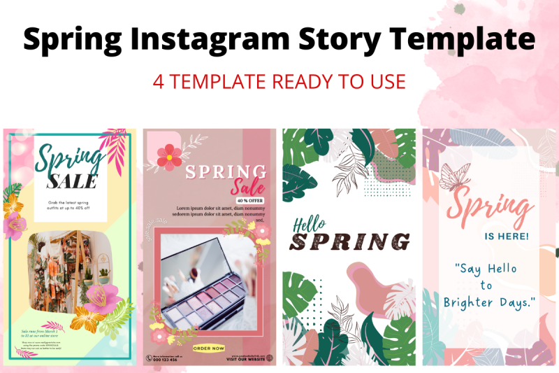 spring-instagram-story-template