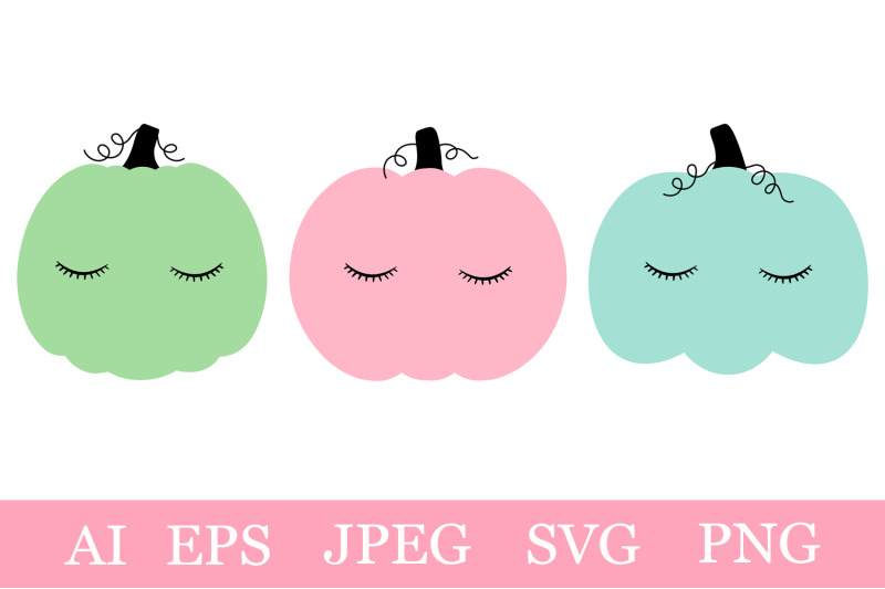 cute-pumpkin-clipart-pumpkin-svg-cute-pumpkin-with-lashes