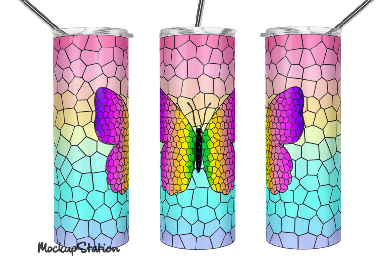 butterfly-tumbler-wrap-stained-glass-tumbler-design-png