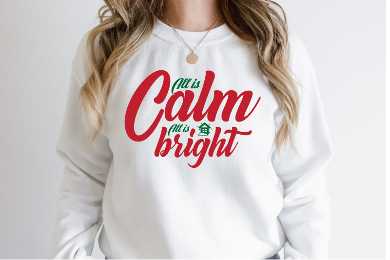 all-is-calm-all-is-bright-svg