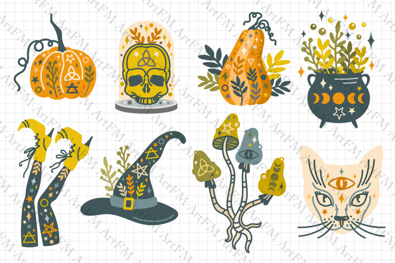 halloween-elements-svg-bundle-pumpkin-svg-witch-potion-svg