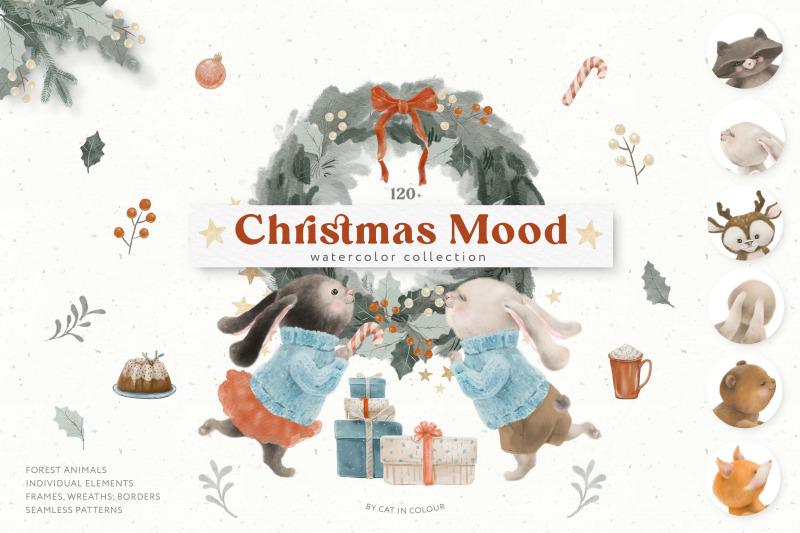 christmas-mood-forest-animals-character-creator-kids-clipart