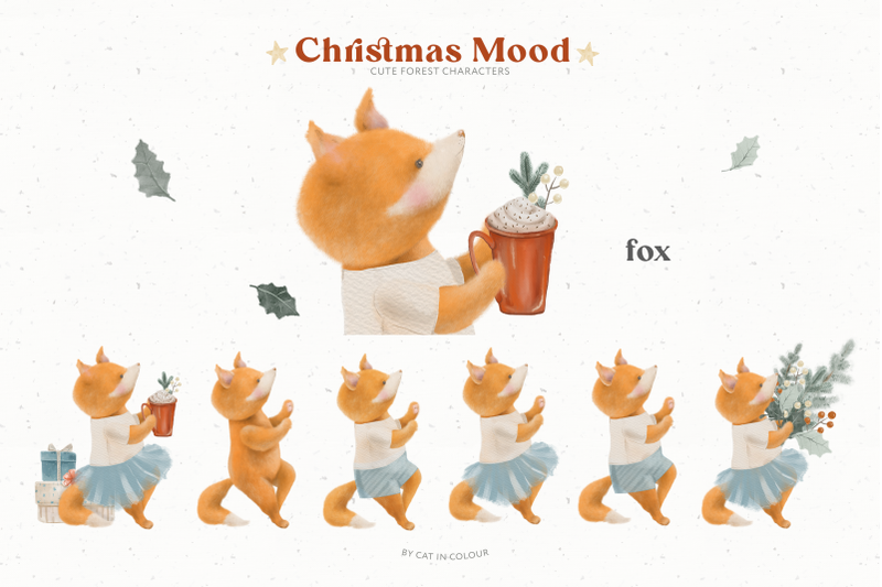 christmas-mood-forest-animals-character-creator-kids-clipart