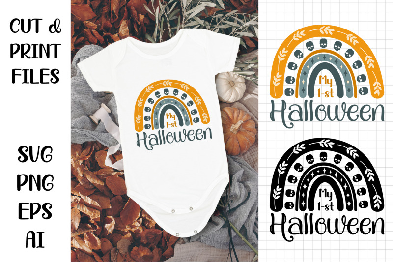 my-first-halloween-autumn-rainbow-svg-baby-halloween-svg