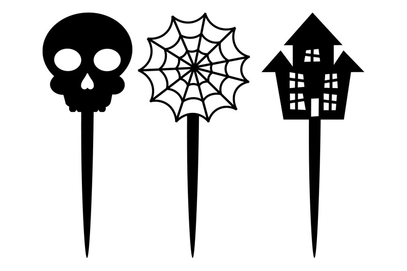 halloween-cake-topper-laser-cut-pumpkin-topper-ghost-svg