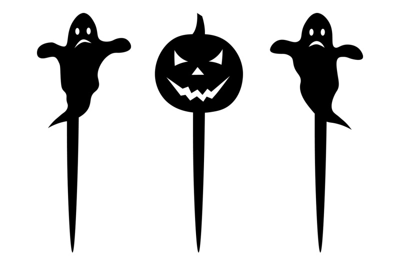 halloween-cake-topper-laser-cut-pumpkin-topper-ghost-svg