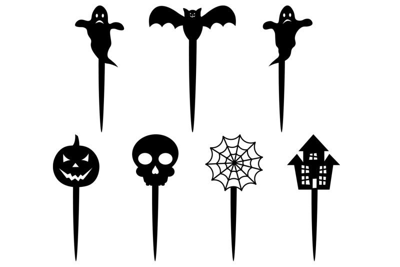 halloween-cake-topper-laser-cut-pumpkin-topper-ghost-svg