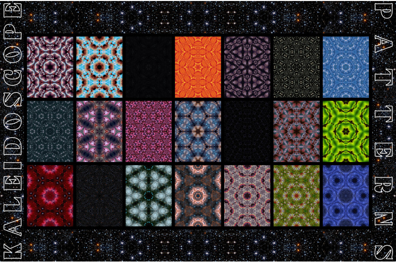 space-kaleidoscope-patterns