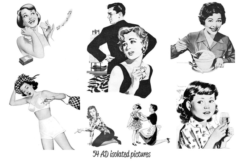 50s-ads-collage-cutouts-templates