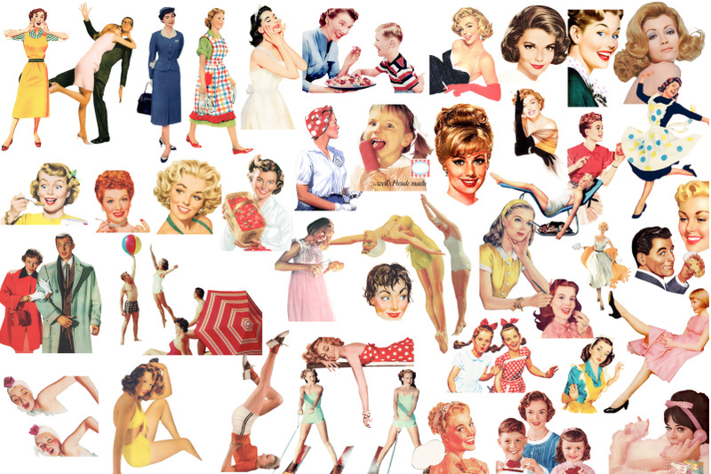 1950s-collage-art-pack