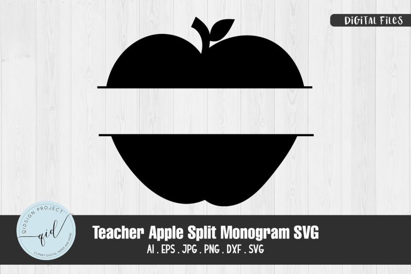 teacher-apple-split-monogram-svg