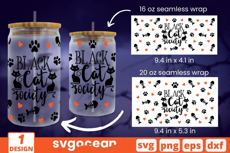 black-cat-can-glass-wrap-svg