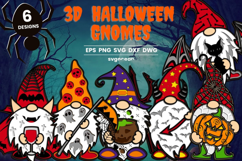 halloween-gnome-3d-svg-bundle