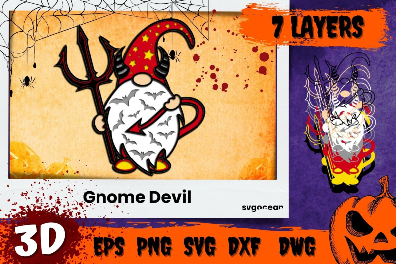 gnome-devil-3d-svg