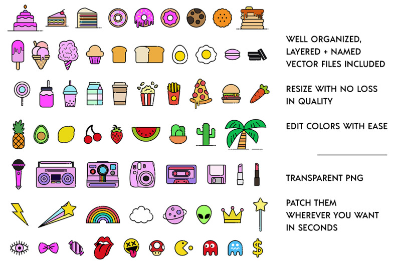 trendy-icons-stickers-artpack