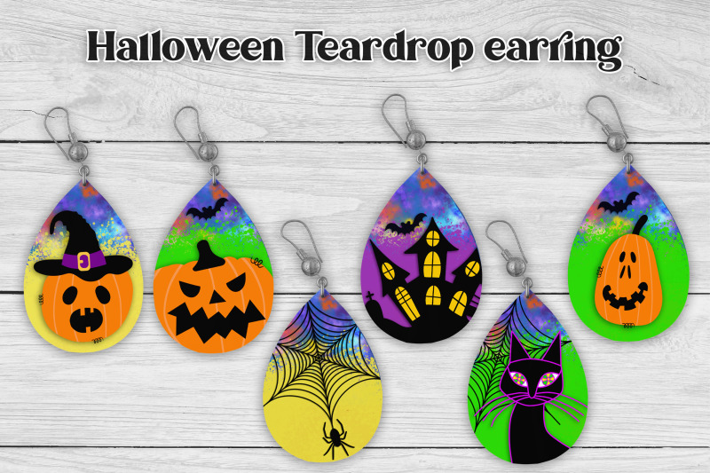 teardrop-earring-sublimation-halloween-earring