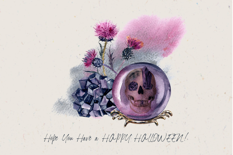gothic-halloween-watercolor-set