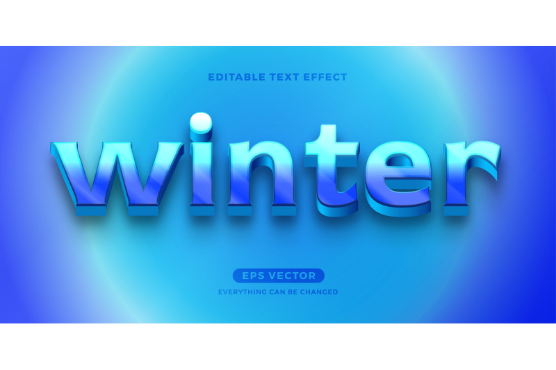 frozen-editable-text-effect-vector