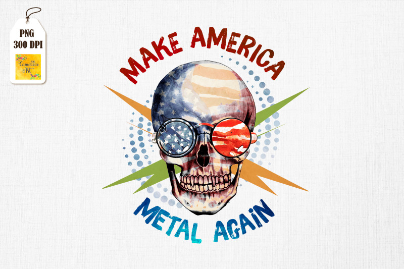 make-america-metal-again-skull-rock