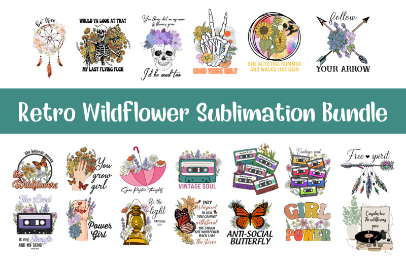retro-wildflower-sublimation-bundle