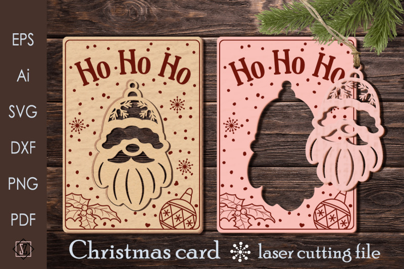 christmas-card-with-santa-claus-laser-cut-svg