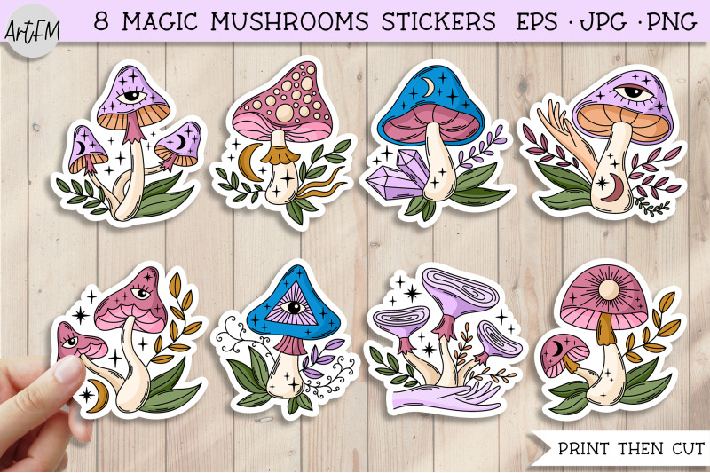 mushroom-sticker-bundle-magic-mushrooms-print-then-cut