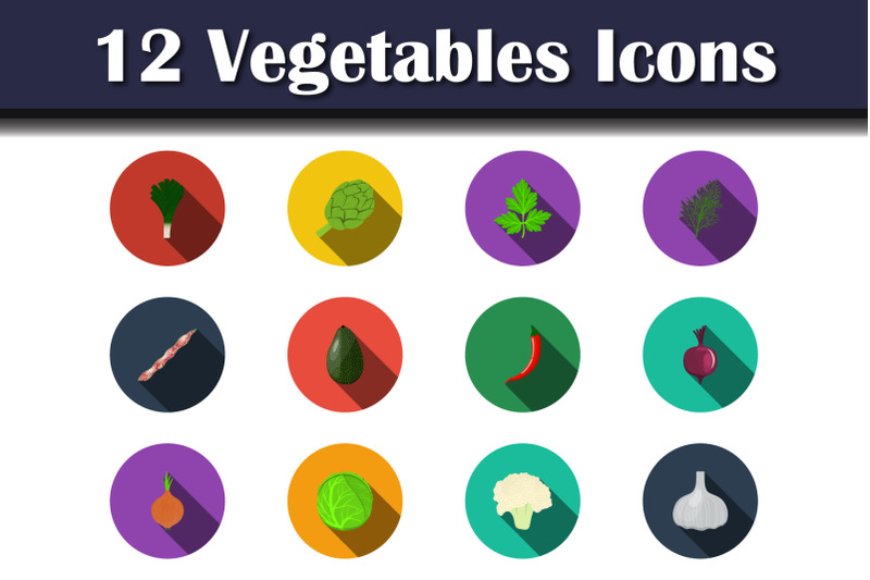 vegetables-icon-set