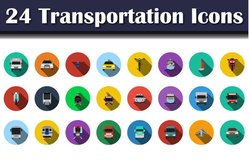 transportation-icon-set