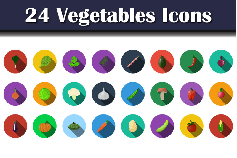 vegetables-icon-set