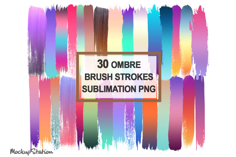 ombre-rainbow-brush-stokes