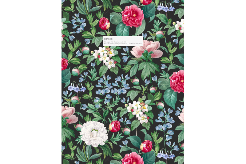 botanical-french-floral-pattern