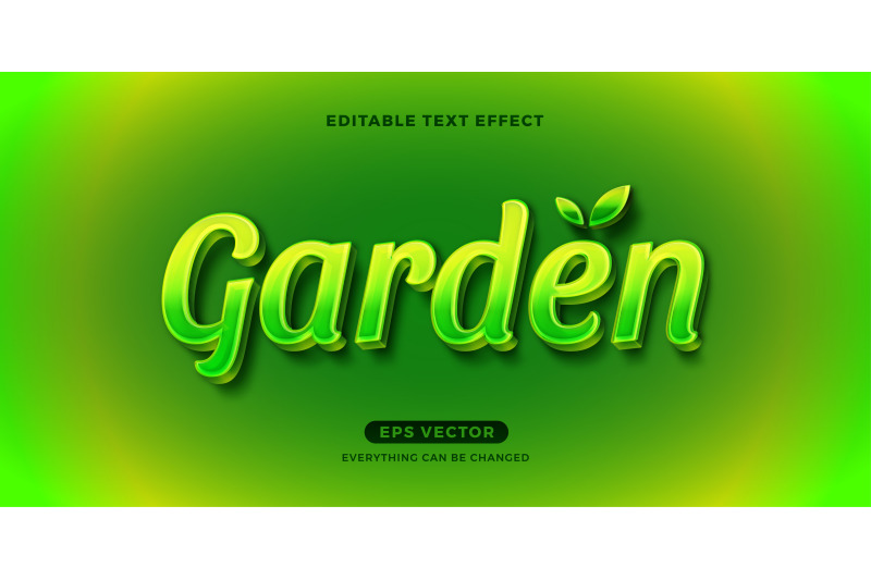 green-tea-text-effect