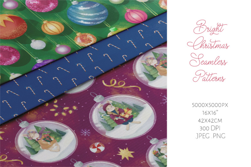 christmas-seamless-patterns-collection-with-rabbits
