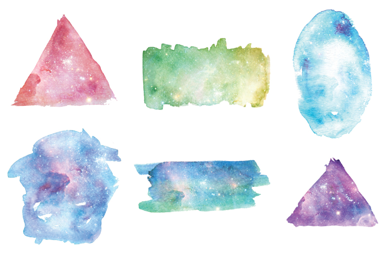 galaxy-watercolor-splotches-and-shapes