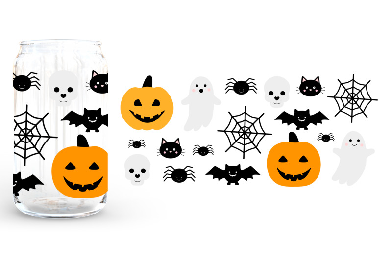 cute-halloween-can-glass-bat-can-glass-spider-can-glass