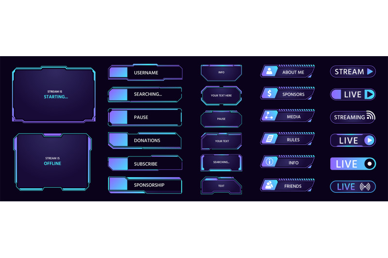 game-stream-hud-futuristic-overlay-with-frames-buttons-banners-and-pa