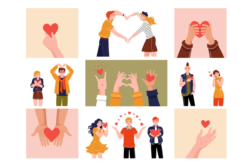 hands-with-hearts-cartoon-support-and-charity-concept-with-human-hand