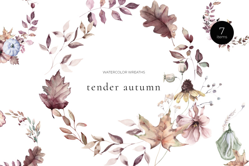 tender-autumn-watercolor-wreaths