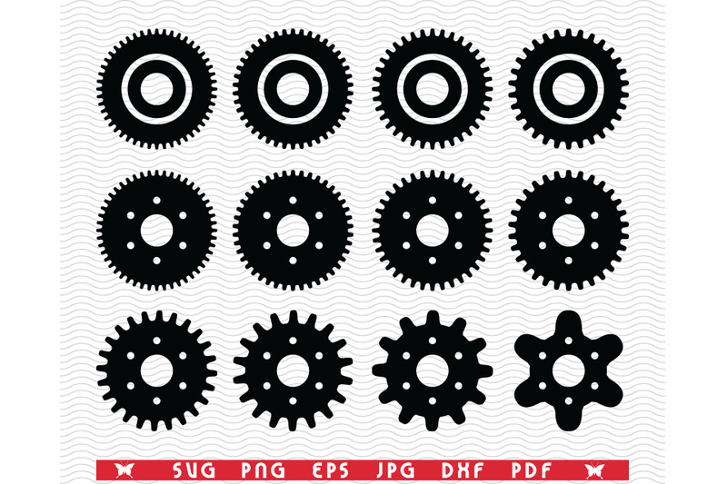 svg-machine-gear-wheels-icons-black-silhouettes