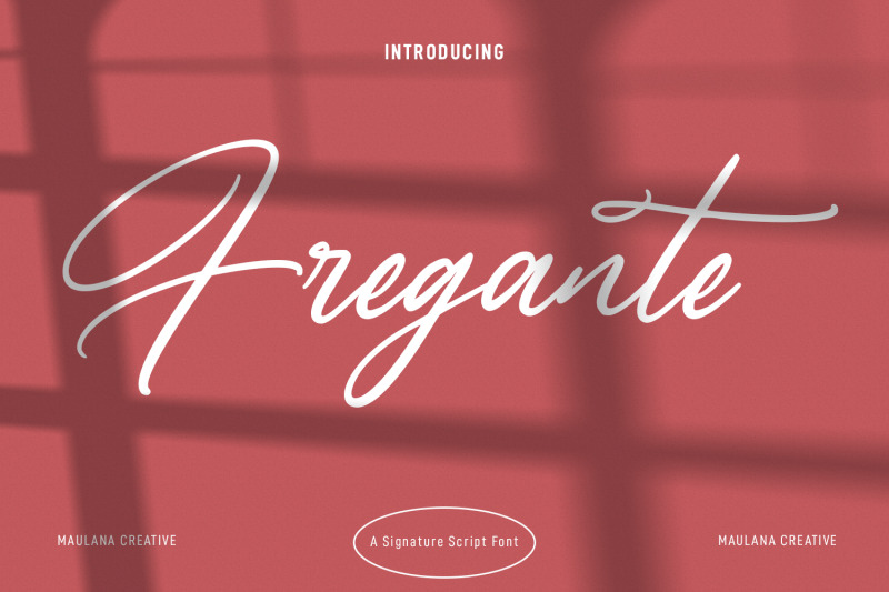 fregante-script-font