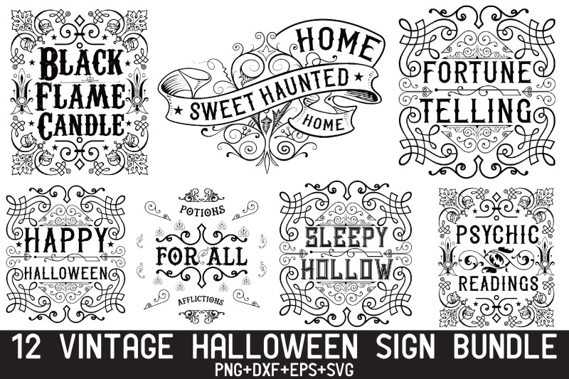 vintage-halloween-sign-bundle