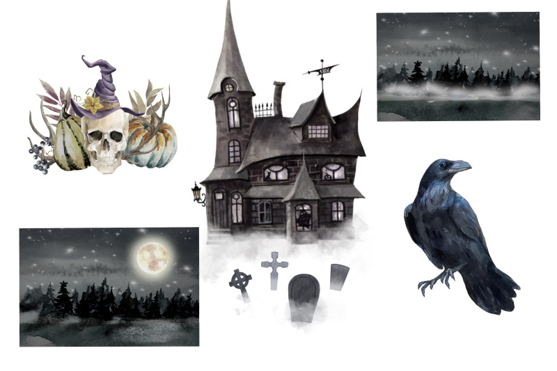 spooky-halloween-gothic-halloween-signs-graphic