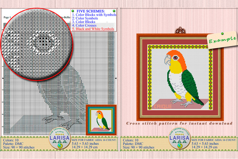 caique-cross-stitch-pattern-caique-parrot