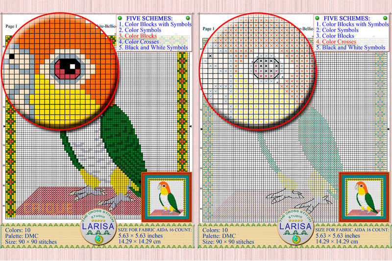 caique-cross-stitch-pattern-caique-parrot