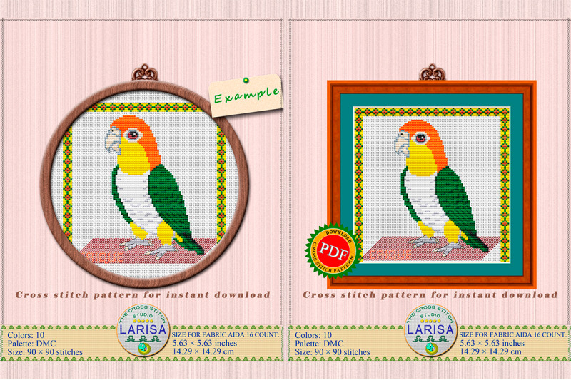 caique-cross-stitch-pattern-caique-parrot