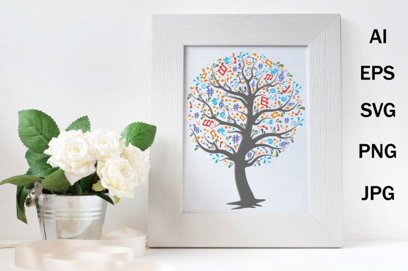 tree-with-musical-notes-clipart-sublimation-svg