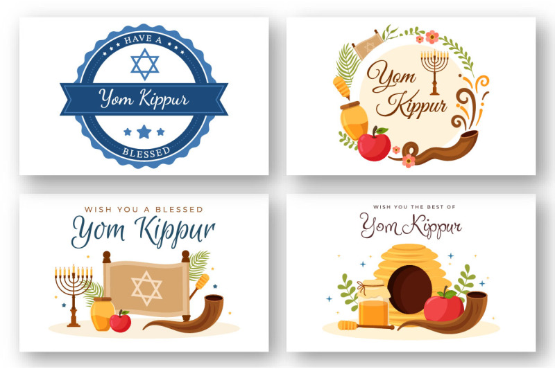 13-yom-kippur-day-celebration-illustration